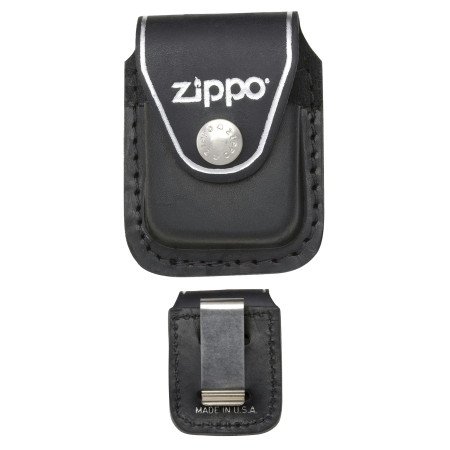 Funda Zippo con clip negra