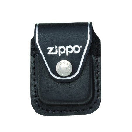 Funda Zippo con trabilla negra