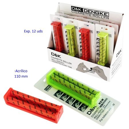 Expositor con 12 Máquinas de liar 110 mm. acrílicas