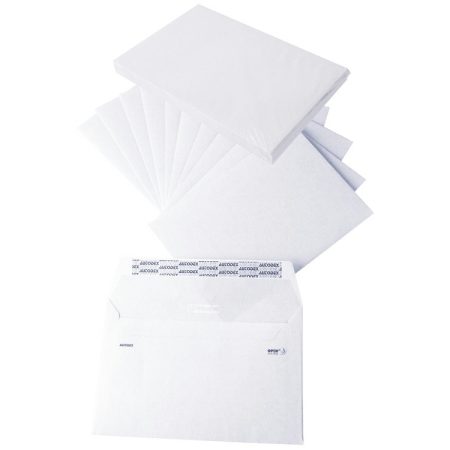 120 x 176 mm.Paquete con 25 sobres sin ventana