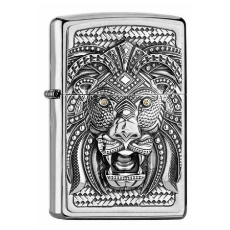 ENCENDEDOR ZIPPO ART LION