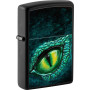 ENCENDEDOR ZIPPO DRAGON EYE BLACK MATTE 3D