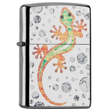 ENCENDEDOR ZIPPO FUSION LIZARD CHROMED
