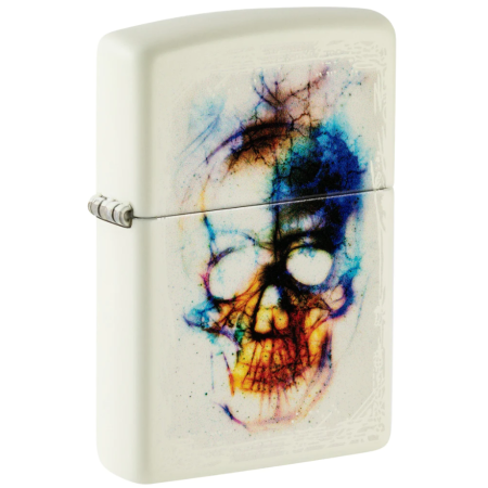 ENCENDEDOR ZIPPO GLOWING SKULL DESIGN