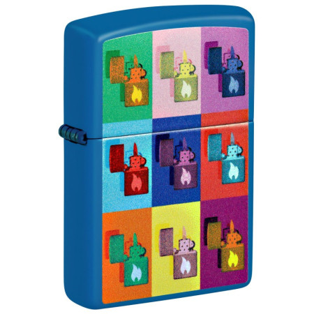 ENCENDEDOR ZIPPO MULTICOLOR DESIGN ORIGINAL LOGO