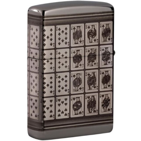 ENCENDEDOR ZIPPO PLAYING CARDS DESIGN
