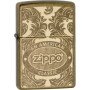 ENCENDEDOR ZIPPO SCROLL AMERICAN CLASSIC YELLOW