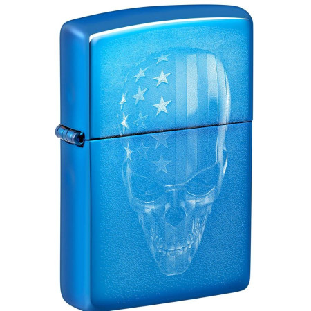 ENCENDEDOR ZIPPO SKULL AMERICAN DESIGN