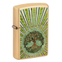 ENCENDEDOR ZIPPO SPIRITUAL MOTHER EARTH GOLD
