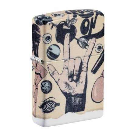 ENCENDEDOR ZIPPO TATTOO ART DESIGN MATTE