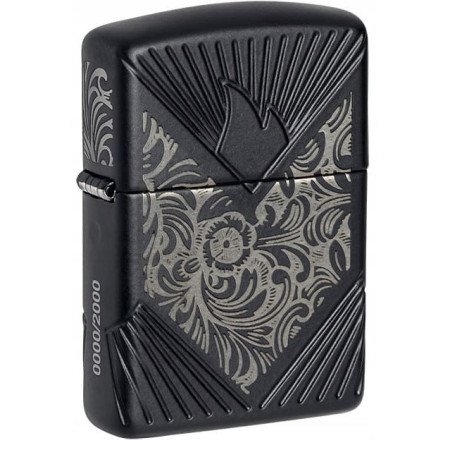 ENCENDEDOR ZIPPO VENECIANO 2024 COLECCIONABLE DEL AÃO NEGRO MATE
