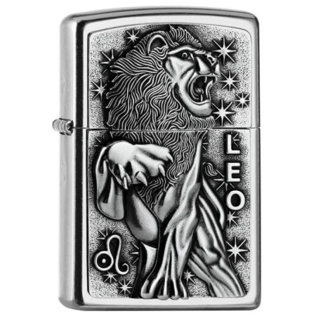 ENCENDEDOR ZIPPO ZODIACO LEO EMBLEM