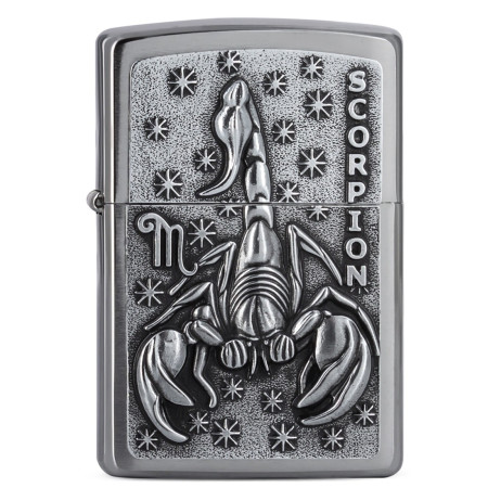 ENCENDEDOR ZIPPO ZODIACO SCORPION EMBLEM