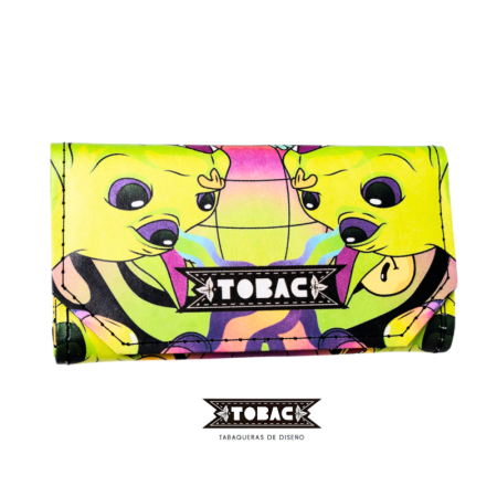 TABAQUERA TOBAC PSICODELICA IMANTADA 14X8 PARA TABACO DE LIAR
