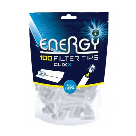 CAJA DE 10 BOLSAS FILTROS ENERGY CLIX MENTHOL