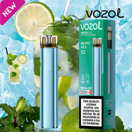 KIT STARTER MOJITO ICE 20MGML NTC PRECARGADAS VOZOL SWITCH PRO