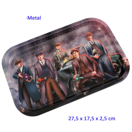 Bandeja para liar diseno exclusivo tg 27,5 x 17,5 cm.