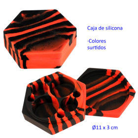 Caja silicona colores surtidos
