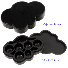 Caja silicona nube negra