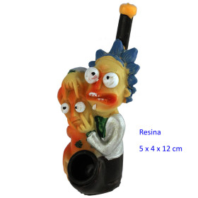 Pipa de resina rick y morty