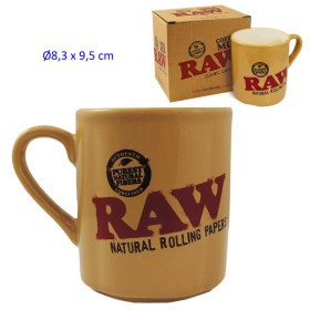Raw taza para cafe marron  8,3 x 9,5 cm.