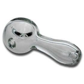 9 cm pipa de cristal transparente