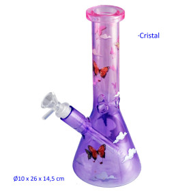 26 cm. Bong de cristal