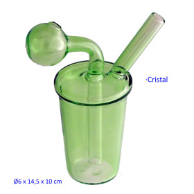 14,5 cm. Bong de cristal