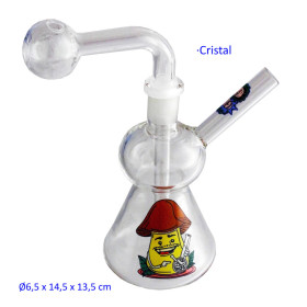 14,5 cm. Bong de cristal
