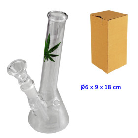 18 cm. Bong de cristal