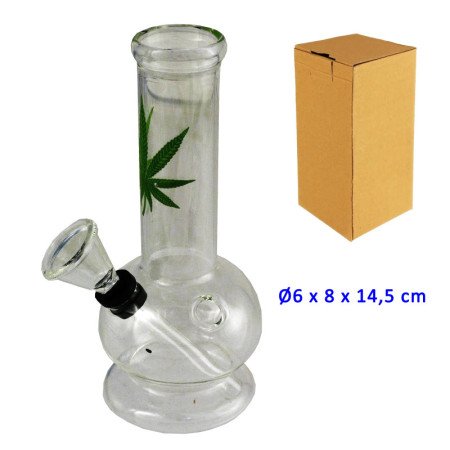 14,5 cm. Bong de cristal