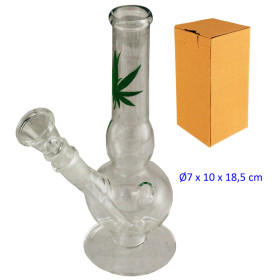 18,5 cm. Bong de cristal