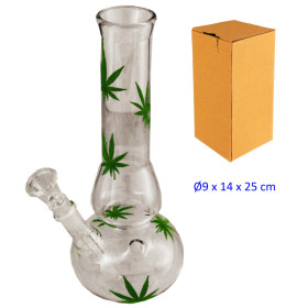 25 cm. Bong de cristal