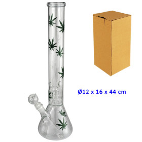 44 cm. Bong de cristal