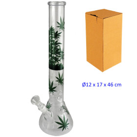 46 cm. Bong de cristal
