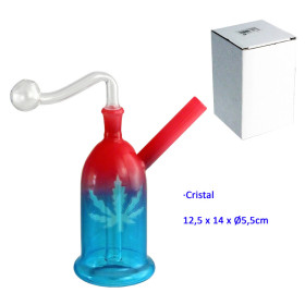 12,5 cm. Bong de cristal