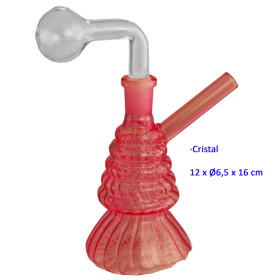 16 cm. Bong de cristal