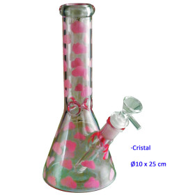 25 cm. Bong de cristal