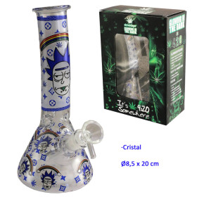 20 cm. Bong de cristal