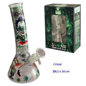 20 cm. Bong de cristal