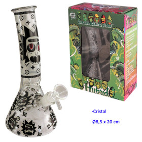 20 cm. Bong de cristal