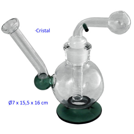 16 cm Bong de cristal