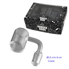Banger de cristal 6 x Ã 2,5 cm.