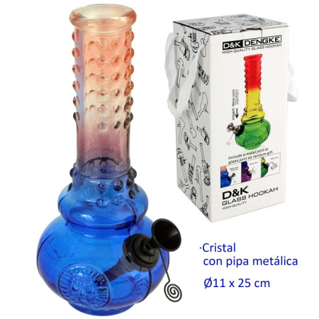 25 cm. Bong de cristal