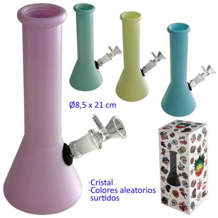 21 cm Bong de cristal colores surtidos aleatorios