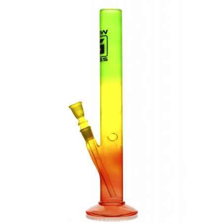 39 cm. Bong de cristal tricolor Â«GlowÂ»