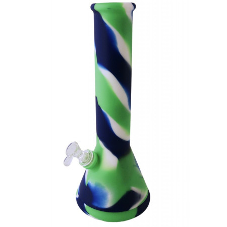 Ã12 x 30 cm. Bong silicona multicolor