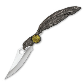 10  cm.  Navaja  Albainox  EAGLE  feather  con  mango  de  zinc