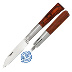 8,5  cm.  Navaja  Albainox  JABALI  con  mango  stamina  roja