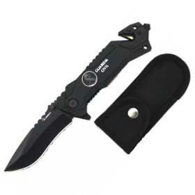 8,1  cm.  navaja  albainox  negra  GUARDIA  CIVIL